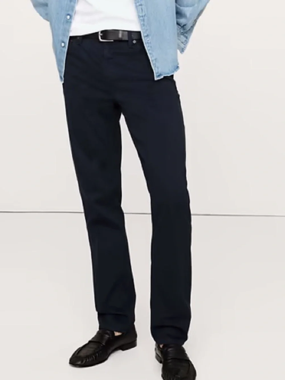 Banana Republic Traveler Slim Fit Pants - Navy Blue (Size 30x30)